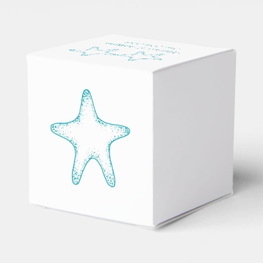 Starfish Bevorzugung Geschenkschachtel (Rückseite)
