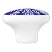 Starfish Blue and White Sea Star Ocean Beach House Keramikknauf (Seitenansicht)