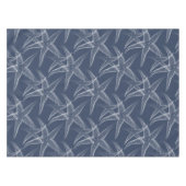 Starfish Blue Beach Tischdecken (Vorderseite (Horizontal))
