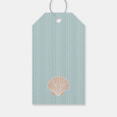 Starfish Blue Beach Wedding Guest Gast Vielen Dank Geschenkanhänger (Rückseite)