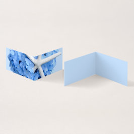 Starfish Blue Hydrangea Little Blank Cards