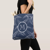 Starfish Blue Monogram Beach Totbeutel Tasche (Von Nahem)