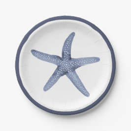 Starfish Blue Nautic Party Teller