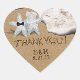 Starfish Bridelle Groom Aufkleber