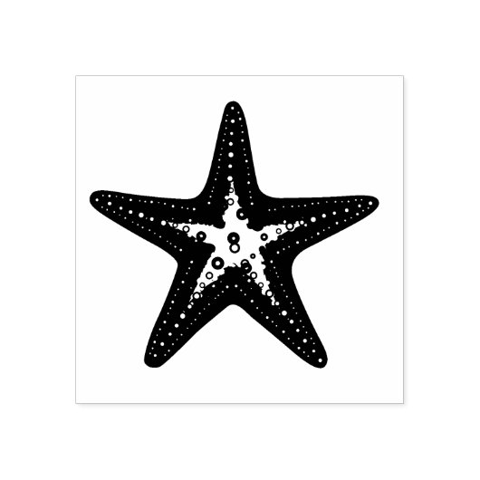 Starfish-Briefmarke Gummistempel (Prägung)