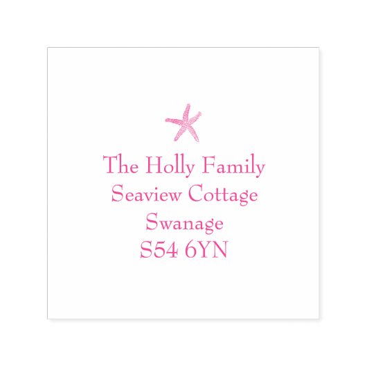Starfish-Briefmarke Permastempel (Design)