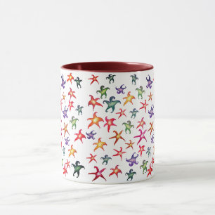 Starfish-bunte Seesternchen-Vereinbarung Tasse