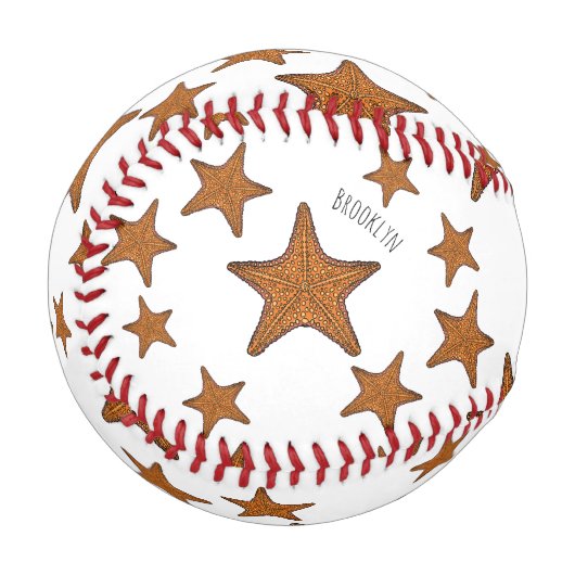 Starfish Cartoon Baseball (Vorderseite Links)