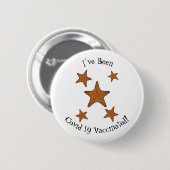 Starfish Cartoon Button (Vorne & Hinten)