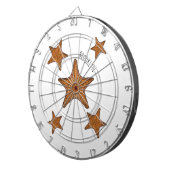Starfish Cartoon Dartscheibe (Vorderseite rechts)