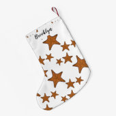 Starfish Cartoon Kleiner Weihnachtsstrumpf (Rückseite (Hängend))