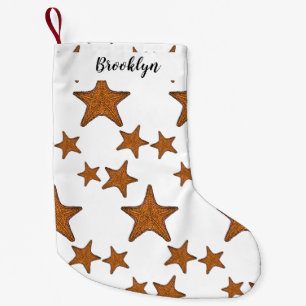 Starfish Cartoon Kleiner Weihnachtsstrumpf