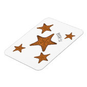 Starfish Cartoon Magnet (Linke Seite)