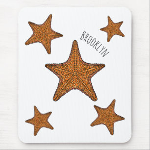 Starfish Cartoon Mousepad