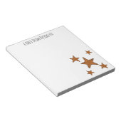 Starfish Cartoon Notizblock (angewinkelt)