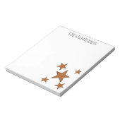 Starfish Cartoon Notizblock (Rotiert)