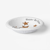 Starfish Cartoon Pappteller (Gewinkelt)