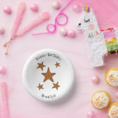Starfish Cartoon Pappteller (Party)
