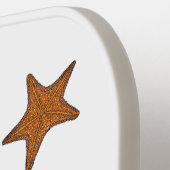 Starfish Cartoon Pickleball Schläger (Linke Seite)