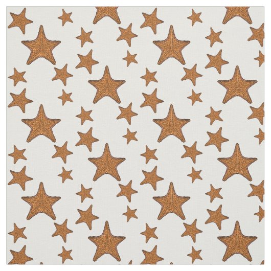 Starfish Cartoon Stoff (Muster)