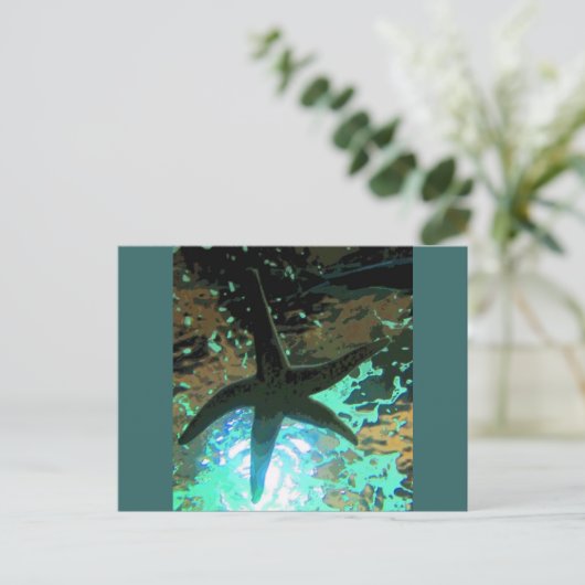 Starfish CB Postkarte (Stehend Vorderseite)