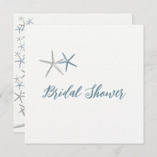 Starfish Champagne Bridal Dusche Einladungen