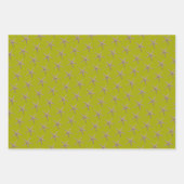 Starfish Chartreuse Green Jeder Anlass Geschenkpapier Set (Vorderseite 2)