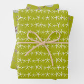 Starfish Chartreuse Green Jeder Anlass Geschenkpapier Set (Beispiel)