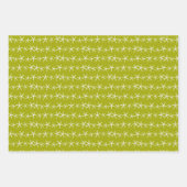 Starfish Chartreuse Green Jeder Anlass Geschenkpapier Set (Vorderseite)