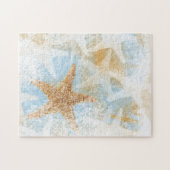 Starfish Coastal Beach Ocean Thema Puzzle (Horizontal)