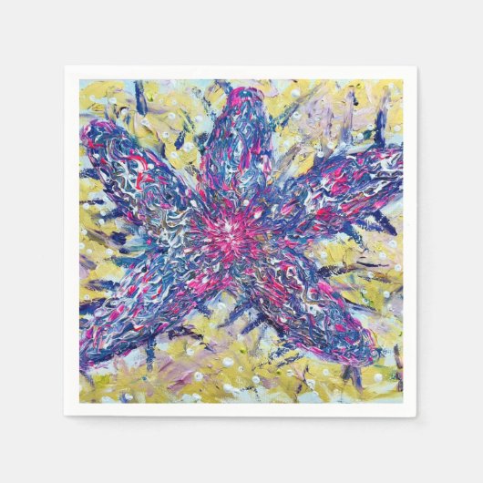 Starfish Cocktail Napkin Serviette (Vorderseite)