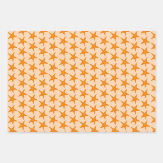 Starfish Conch Sea Muschel Seashell Beach Shore Geschenkpapier Set (Vorderseite 3)