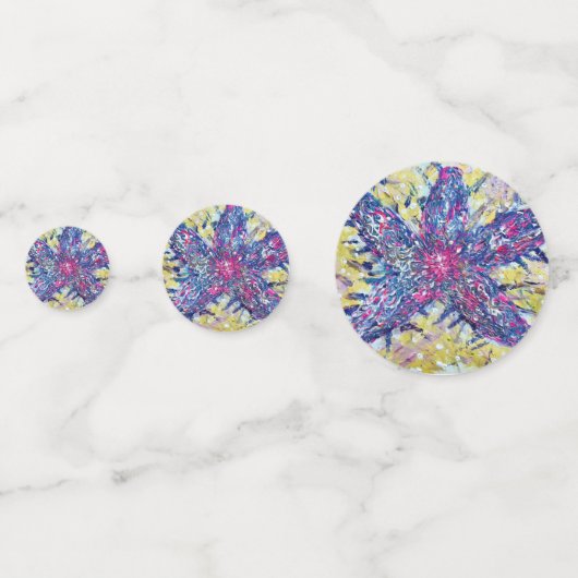 Starfish Confetti Konfetti (Rückseiten)