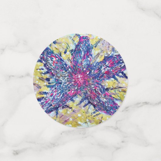 Starfish Confetti Konfetti (Klein Vorderseite)