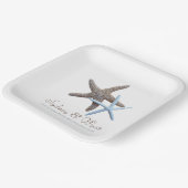 Starfish Couple Custom Adventure fängt an Pappteller (Gewinkelt)