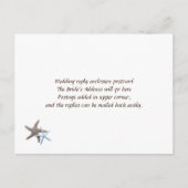 Starfish Couple Easy Wedding Antwort Postkarten (Vorderseite)