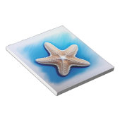 Starfish Crayon Drawing Notizblock (angewinkelt)