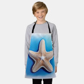 Starfish Crayon Zeichnend Schürze (Getragen)