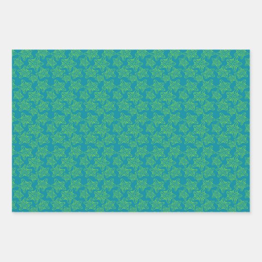 Starfish Crowd Geschenkpapier Set (Vorderseite 3)