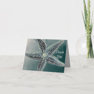 Starfish Dankeschön Karte