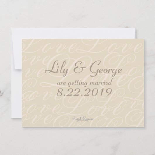 Starfish & Diamonds Save the Date (Rückseite)