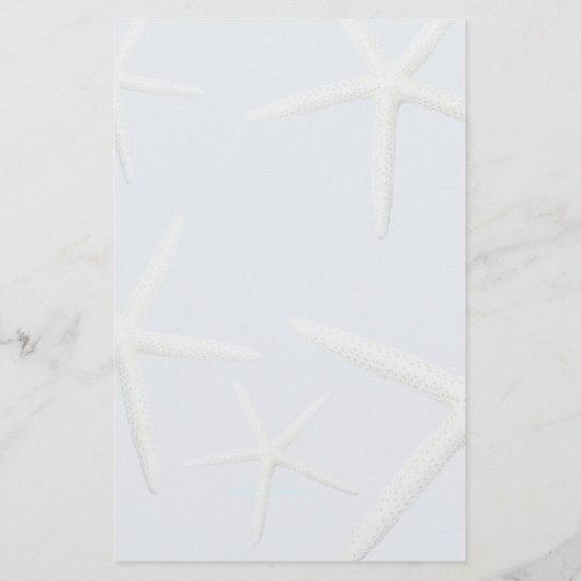 Starfish Drehmoment Beach Wedding Menu Template Flyer (Hinten)