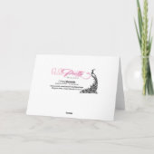 Starfish Drehmoment Thank You Dankeskarte (Rückseite)