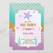 Starfish-Dusche Dankeskarte (Vorne/Hinten)