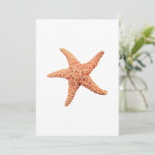 Starfish Einladung (Stehend Vorderseite)