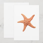 Starfish Einladung (Vorne/Hinten)