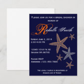 Starfish-Einladung Einladung (Vorne/Hinten)