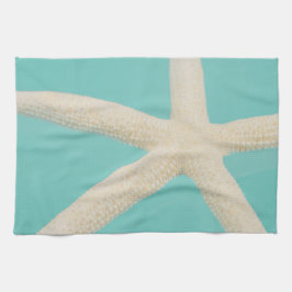 Starfish eleganter ozeanischer moderner Strand aqu Geschirrtuch