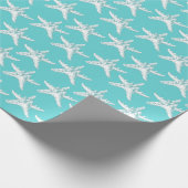 Starfish-elegantes Muster Geschenkpapier (Ecke)