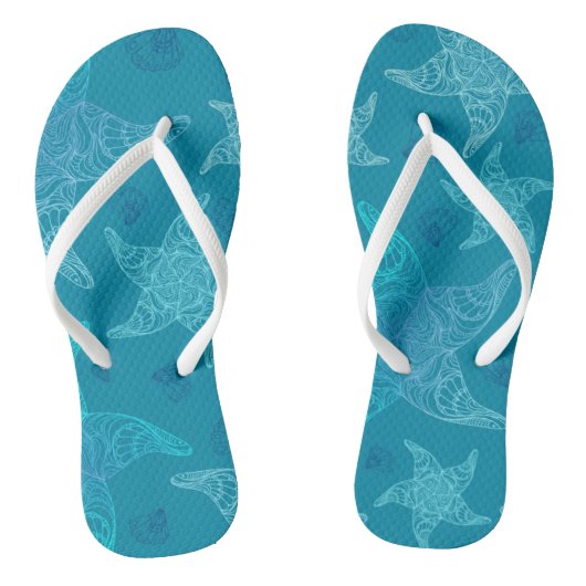 Starfish Erwachsene Flip Flops Badesandalen (Fußbett)
